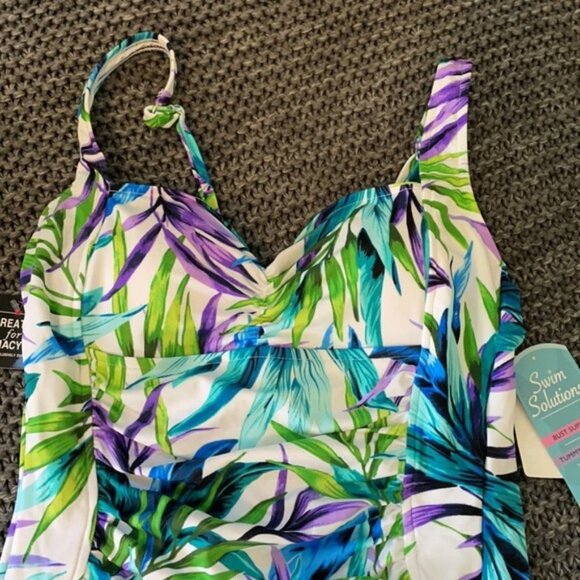 12 Swim Solutions Swim Suit DD31 5414 - Picture 2 of 7